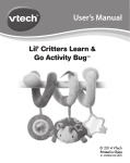 Lil` Critters Learn & Go Activity Bug Manual
