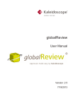 globalReview User Manual - Kaleidoscope Golden Releases