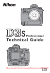 Nikon D3s User`s Manual