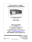 CGL Series 1500W DC-AC Inverter Operation Manual