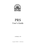 PRS v1.20 Manual