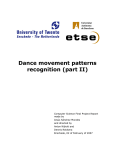 Dance movement patterns recognition (part II)