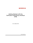 Getting Started with the Verification Monitoring Interface