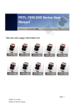 PETL-7000 DIO Series User Manual