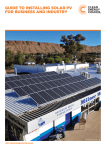 Guide to Installing Solar PV for Business and Industry