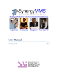 User Manual - SynergyMMS