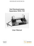 Gel Electrophoresis Apparatus GNA