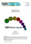Quick Guide for the AID EliSpot Software