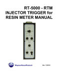 RT-5000 - RTM Injector Trigger for Resin Meter Manual