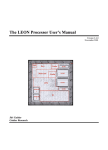 The LEON Processor User`s Manual