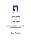 GSW-2476 User Manual