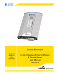 Cooper Bussmann 945U-E Wireless Ethernet Modem & Device