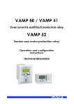 VAMP 50, 51 and 52 manual