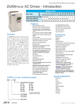 DURAPULSE AC Drives – Introduction