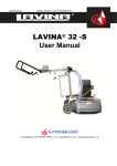 LAVINA® 32 -S User Manual - Polished Concrete Solutions