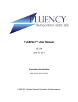 FLUENCY™ User Manual