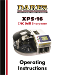 XPS-16 Drill Grinder And Sharpener Operation Manual