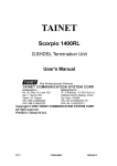 Scorpio1400 User Manual