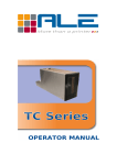 ALE TC Series Operator Manual UK