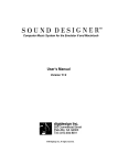 DigiDesign Sounddesigner for Emulator II User Guide