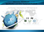 82inch Infrared Interactive Whiteboard