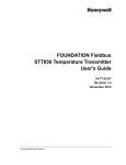 FOUNDATION Fieldbus STT850 Temperature Transmitter User`s