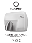 BLUEDRY USER MANUAL