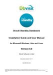 Oracle Standby Databases Installation Guide and User Manual
