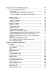 Operation Manual-Traffic Measurement