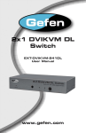 Gefen EXT-DVIKVM-241DL User manual
