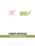 ZEUS User Manual - Famtec Surveillance Systems