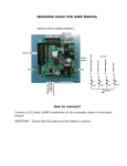 WEIGHING SCALE PCB USER MANUAL