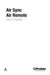Product Sheet for the Profoto Air Remote