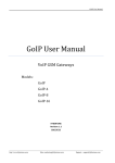 GoIP User Manual - VoIP