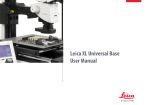 Leica XL Universal Base User Manual