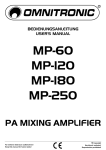 PA MIXING AMPLIFIER - produktinfo.conrad.com
