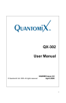 QX-302 User Manual