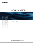 IconMaster™ Master Control Switcher Functional Operation and