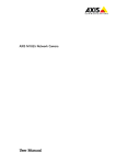 AXIS M1025 Network Camera - User Manual