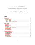 User Manual for the GROOVE Tool Set