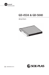 GD-4534 & GD-5040 - Scie Plas Limited