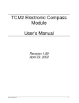 TCM2 Electronic Compass Module User`s Manual