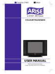 user manual colour television