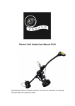 Electric Golf Caddy User Manual S103