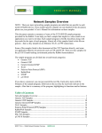 Network Samples Overview