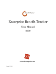 Enterprise Benefit Tracker