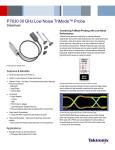 Tektronix P7630 30 GHz Low Noise TriMode Probe - Data