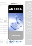 Accument Basic AB 15/15+ PH Meter User Manual