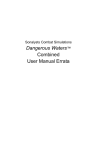 Dangerous Waters™ Combined User Manual Errata