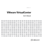 VMware VirtualCenter User`s Manual